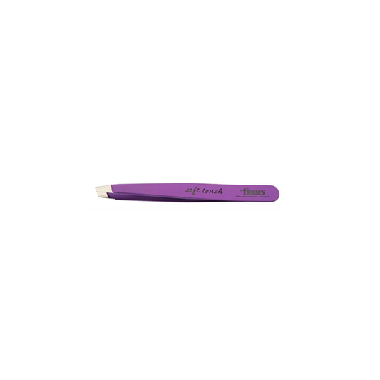 Focus Slanted Soft Touch Tweezer - Purple