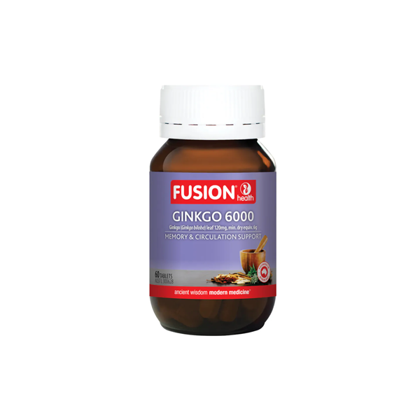 Fusion Health Ginkgo 60 Tablets