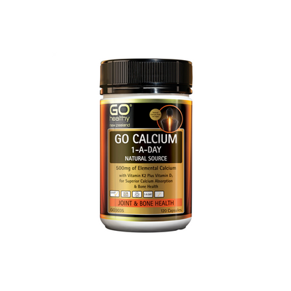 GO Healthy Calcium 1-A-Day 120 Vege Capsules