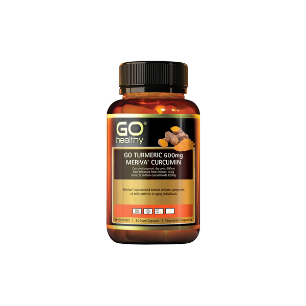 Tumeric 600 GO Healthy Turmeric 600Mg 60 Vege Capsules – Shop & Dispatch