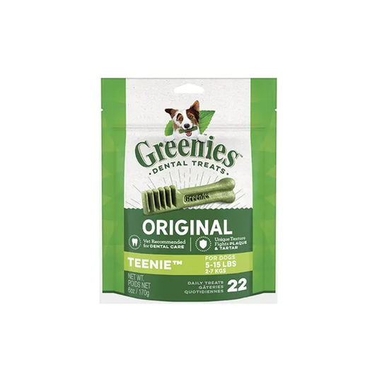 GREENIES Canine Dental Dog Treats Original Teenie