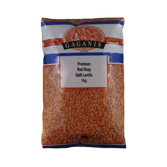 Gaganis Premium Red Rosy Split Lentils | 1kg