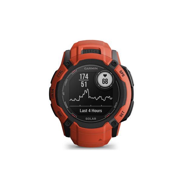 Garmin Instinct 2X Solar Sports Watch (Flame Red)