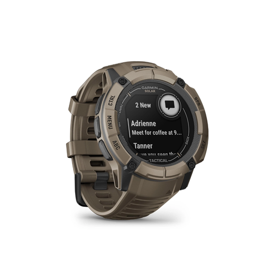 Garmin Instinct 2X Solar Sports Watch (Tactical Edition Coyote Tan)