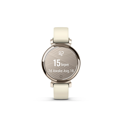 Garmin Lily® 2, Cream Gold with Coconut Silicone Band