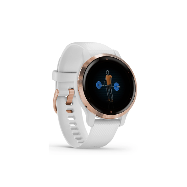 Garmin Venu 2S Sports Watch (Rose Gold/White)