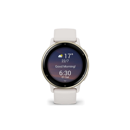 Garmin VivoActive 5 Smart Watch (Ivory/Cream Gold)