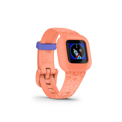 Garmin Vivofit jr. 3 Fitness Tracker (Peach Leopard)