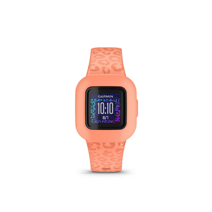 Garmin Vivofit jr. 3 Fitness Tracker (Peach Leopard)