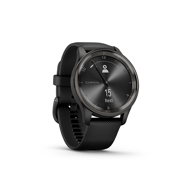 Garmin Vivomove Trend Smart Watch (Black)