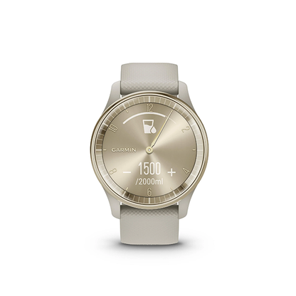 Garmin Vivomove Trend Smart Watch (Cream Gold)