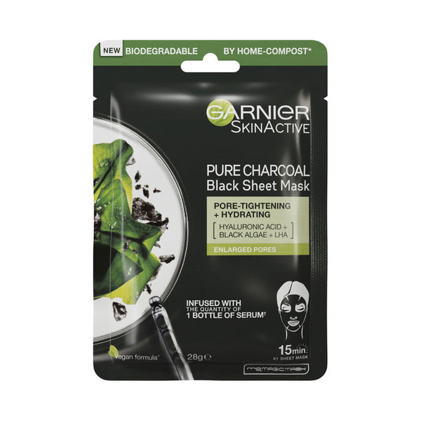 Garnier Pure Charcoal Mask Black Algae | 28g