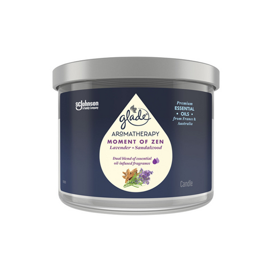 Glade Aromatherapy Candle Lavender & Sandalwood | 1 each
