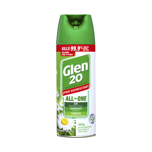 Glen 20 Disinfectant Air Freshener Spray Country Scent | 300g