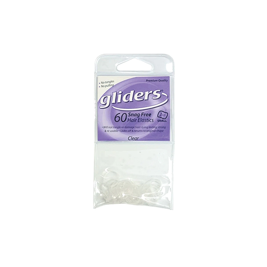 Gliders Snag Free Hair Elastics 2mm - 60pc