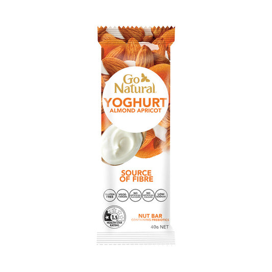 Go Natural Yoghurt Almond & Apricot Bar | 40g