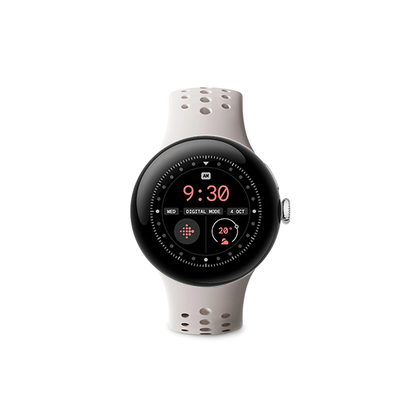 Google Pixel Watch 2 Sport Band (White) [Large]