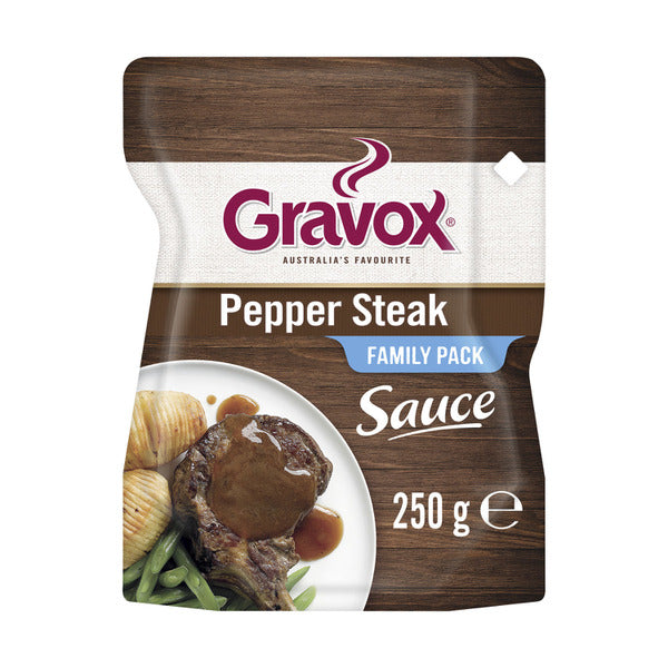 Gravox Pepper Steak Sauce Family Pack Liquid Pouch | 250g