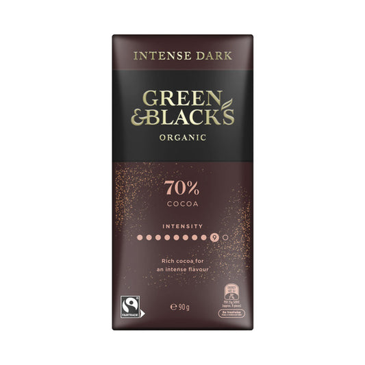 Green & Black's Organic 70% Dark Chocolate Block | 90g