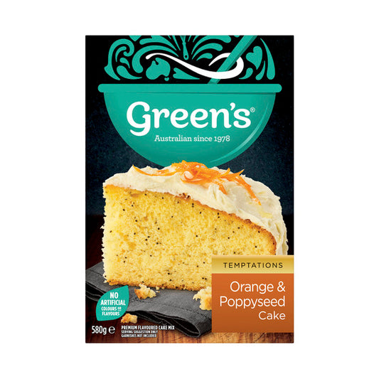 Green's Orange Poppyseed Cake Mix | 580g