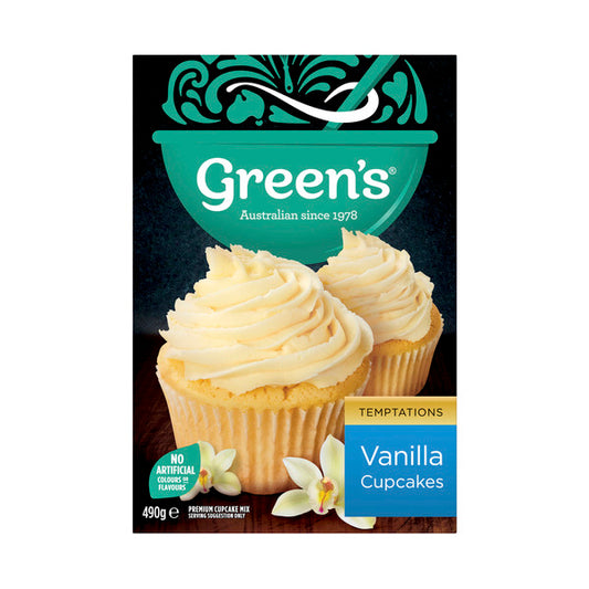 Green's Vanilla Cupcake Mix | 490g