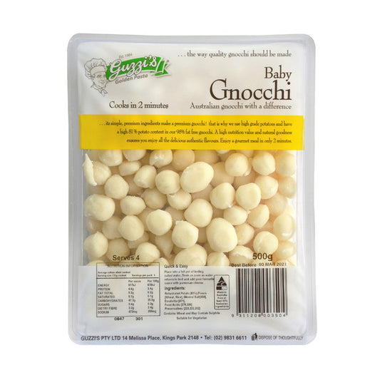 Guzzi's Golden Pasta Baby Gnocchi | 500g