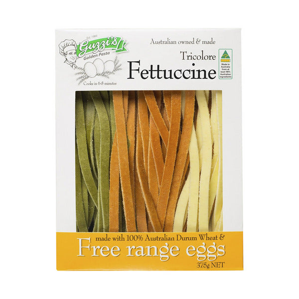 Guzzi's Tricolore Fettuccine Pasta | 375g