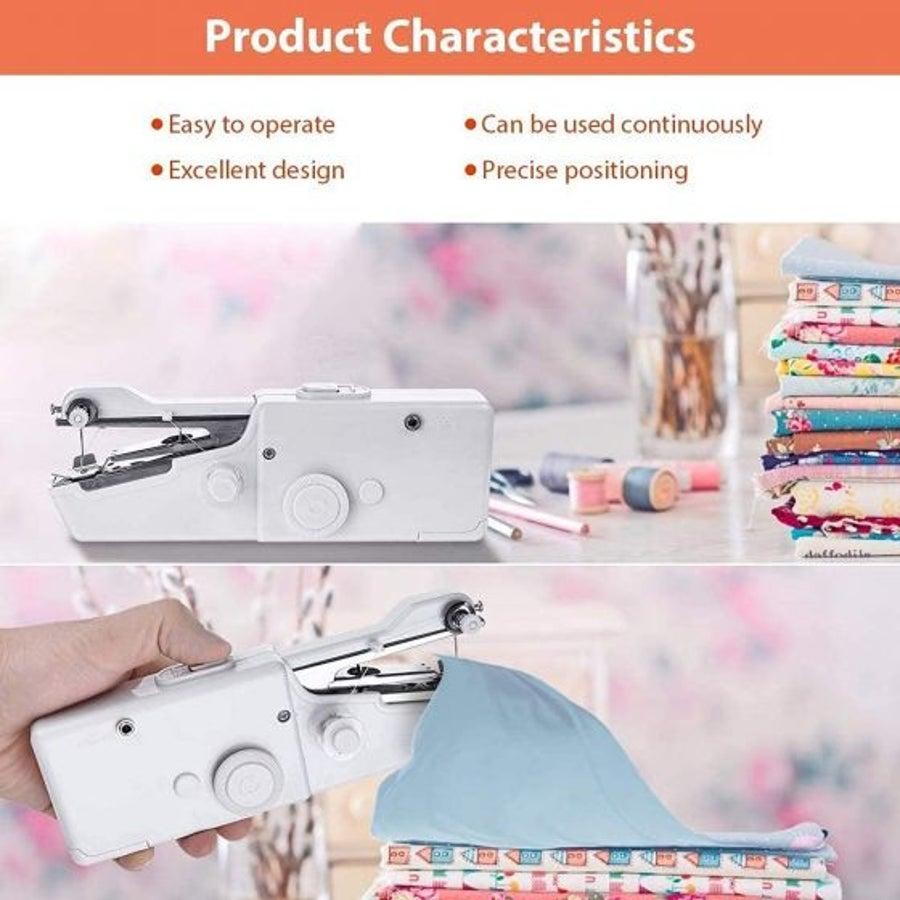 Handheld Portable Mini sewing machine Quick Repairing for Fabric Clothing Kids Cloth Pet Clothes, Suitable for Travel Use beginners