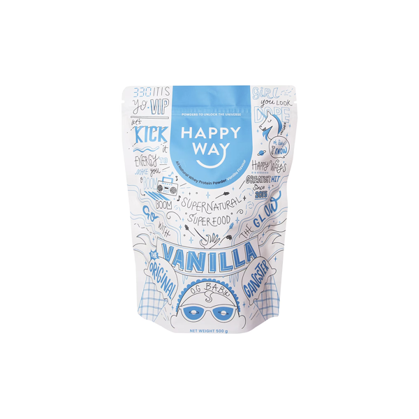 Happy Way Whey Protein Powder Vanilla 500g
