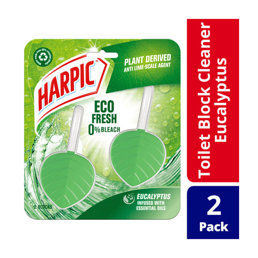 Harpic Eco Fresh In Bowl Cleaner Eucalyptus 2 Pack | 70g