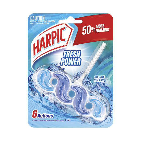 Harpic Fresh Power6 Toilet Cleaner Marine Splash | 39g