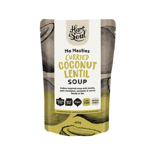 Hart & Soul Coconut Lentil Soup Pouch | 400g