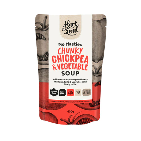Hart & Soul Pouch Soup Chunky Chickpea & Vegetable | 400g