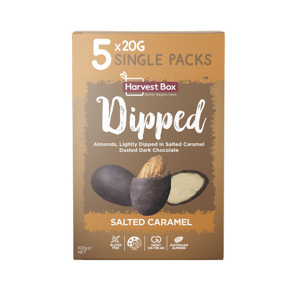 Harvest Box Dark Chocolate Dipped Caramel Multipack | 5 pack