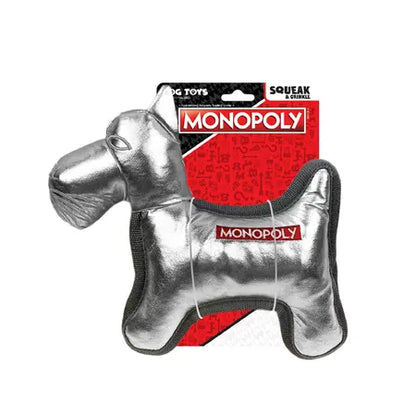Hasbro Monopoly Dog Tough Plush Dog Toy