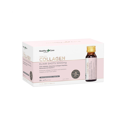 Healthy Care Beauty Collagen Elexir Shots 5000mg 7 x 25ml