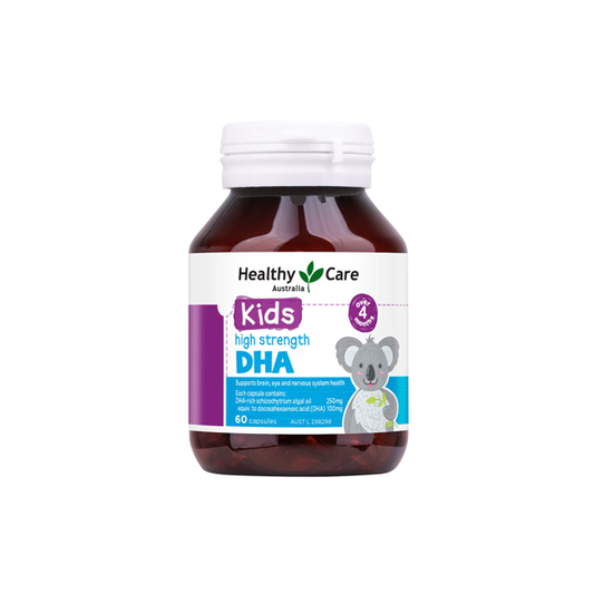 Healthy Care Kids High Strength DHA 60 Capsules