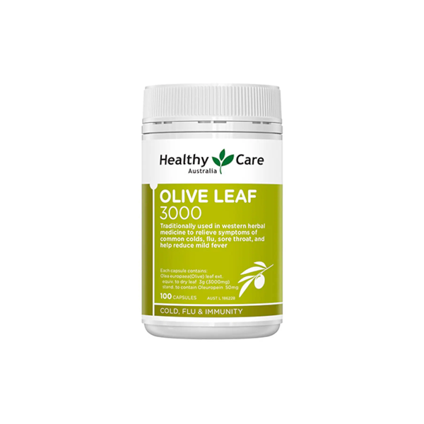 Healthy Care Olive Leaf Extract 3000mg 100 Capsules