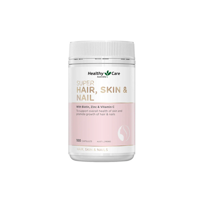 Healthy Care Super Hair Skin & Nails 100 Capsules