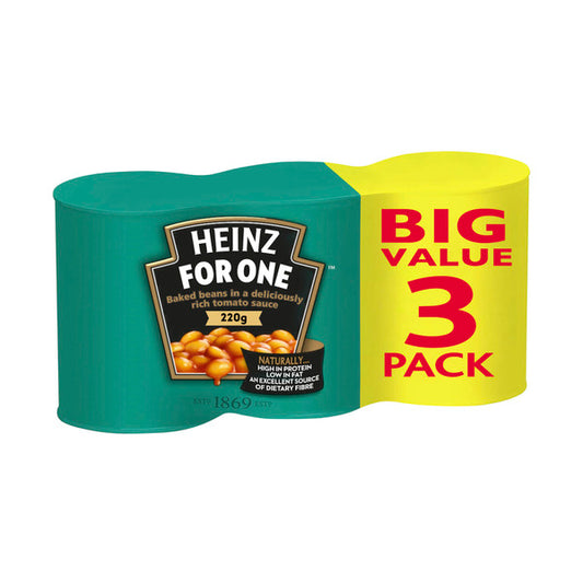 Heinz Baked Beans In Tomato Sauce 3 pack | 220g