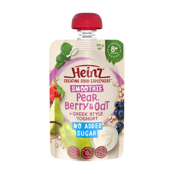 Heinz Berry Nice Baby Food 8+ Months Mashed | 120g x 2 Pack