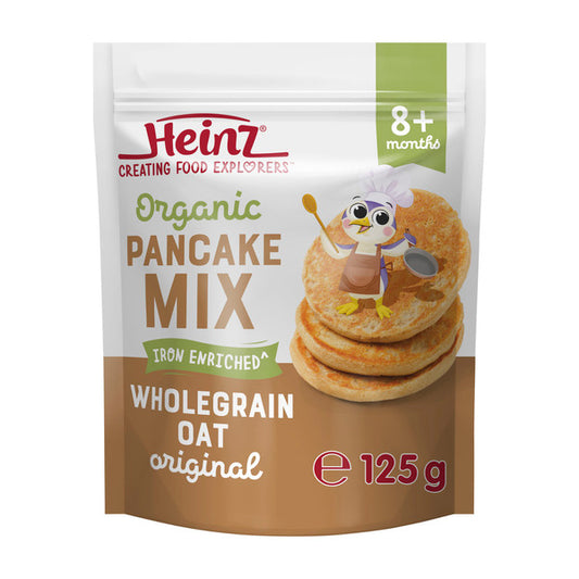 Heinz Organic Pancake Mix Wholegrain Oat Original 8+ Months | 125g x 2 Pack