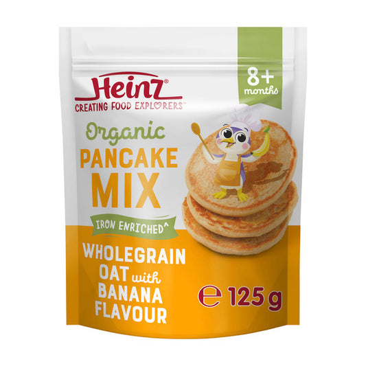 Heinz Organic Pancake Mix Wholegrain With Oat Banana 8+ Months | 125g x 2 Pack