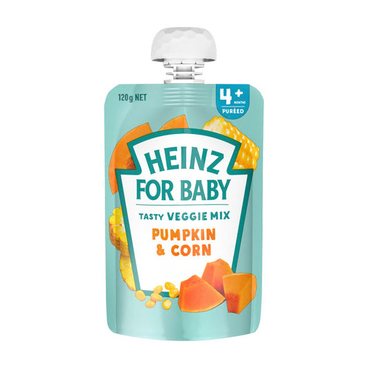 Heinz Pumpkin & Corn 4+ Months Pouch | 120g x 2 Pack