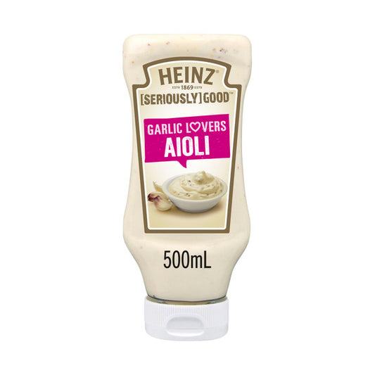 Heinz Seriously Good Garlic Lovers Aioli Mayonnaise | 500mL