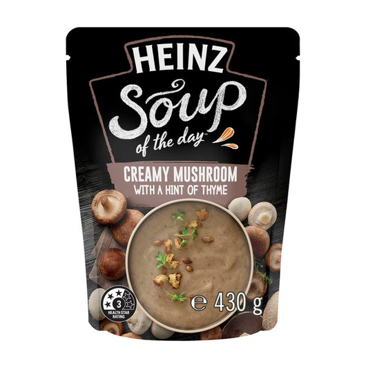 Heinz Soup Of The Day Mushroom & Thyme Vegetable Soup | 430g