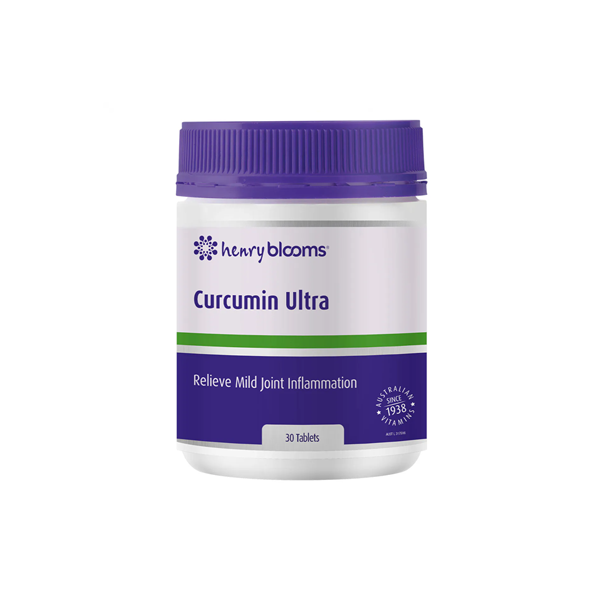 Henry Blooms Curcumin Ultra 30 Vegetarian Tablets