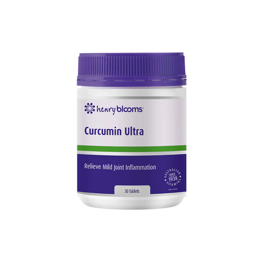 Henry Blooms Curcumin Ultra 30 Vegetarian Tablets