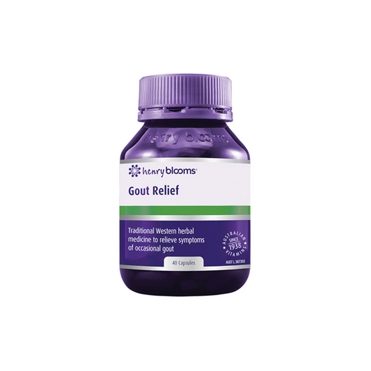 Henry Blooms Gout Relief 40 Capsules