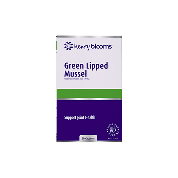 Henry Blooms Green Lipped Mussel 60 Capsules